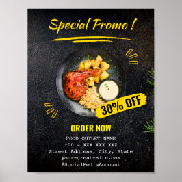 Promo Specials Restaurant Eten Poster