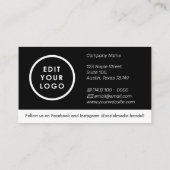 Promo-Visitekaartje Informatiekaartje (Achterkant)