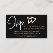 Promo-Visitekaartje Informatiekaartje (Voorkant)