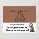  promo voor schoorsteenreiniging van schoorsteenve flyer (Achterkant)