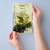 Promokaart voor rustieke cateringdiensten flyer (Hand)