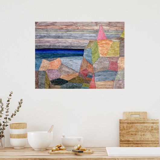 Promontorio Ph | Paul Klee | Poster (Keuken)