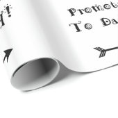 Promoot bij papa - Foster Adopt - Nieuwe vader Cadeaupapier (Rol Hoek)