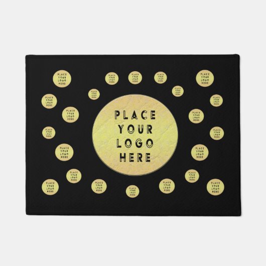 Promoot Business Company Logo Merk Custom Deurmat (Voorkant)