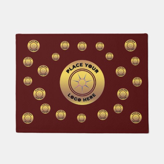 Promoot Business Company Logo Merk Custom Deurmat (Voorkant)