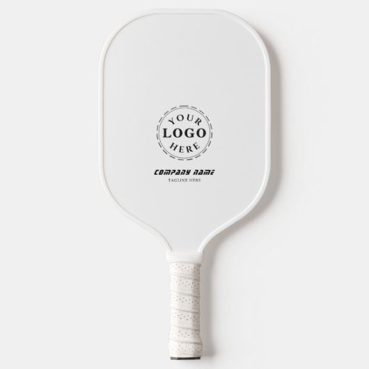 Promoot je merk met een witte pickleball paddle (Voorkant)