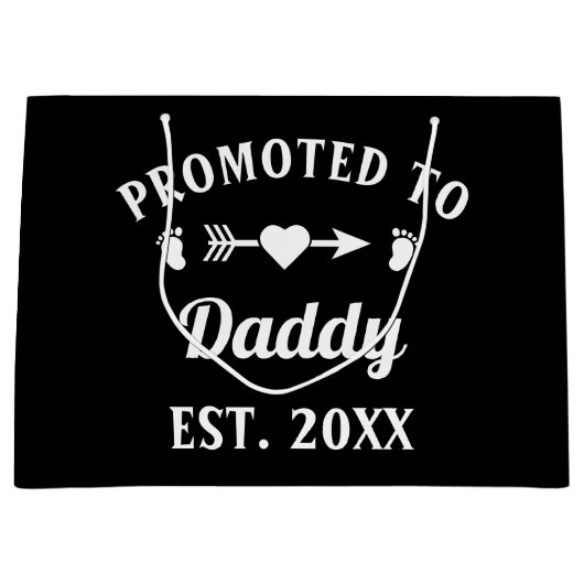 Promoot op papa Fatherhood Vaderdag Groot Cadeauzakje (Voorkant)