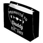 Promoot op papa Fatherhood Vaderdag Groot Cadeauzakje (Achterkant Gekanteld)