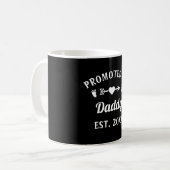 Promoot op papa Fatherhood Vaderdag Koffiemok (Voorkant links)
