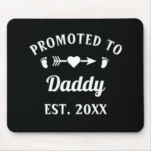 Promoot op papa Fatherhood Vaderdag Muismat