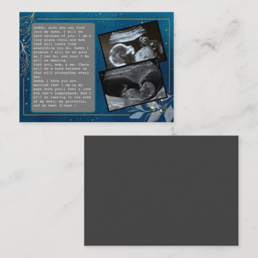 Promoot papa van bult naar papa: hilarische vaders aanbevelingskaartje (Voorkant / Achterkant)