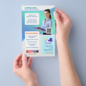 Promoot uw digital marketing bureau business flyer (Hand)