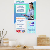 Promoot uw digital marketing bureau business poster (Keuken)
