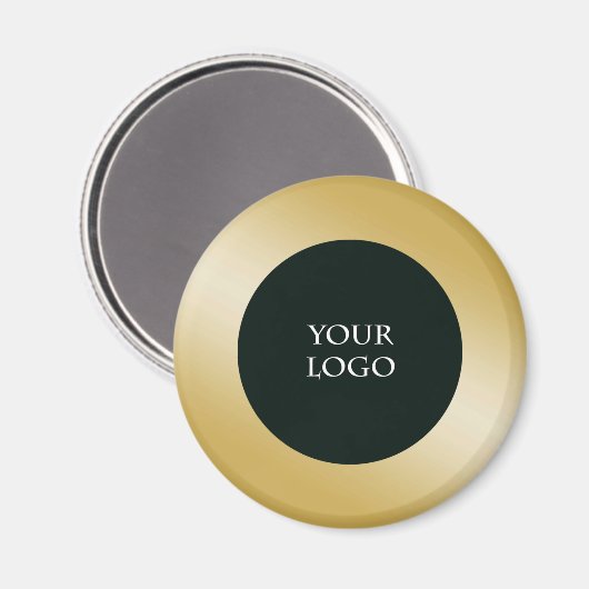 Promoot uw eigen zakelijke Logo, Gold Magneet (Voorkant / Achterkant)