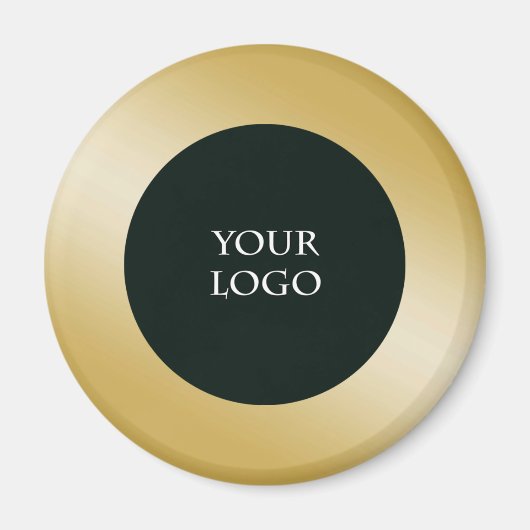 Promoot uw eigen zakelijke Logo, Gold Magneet (Voorkant)