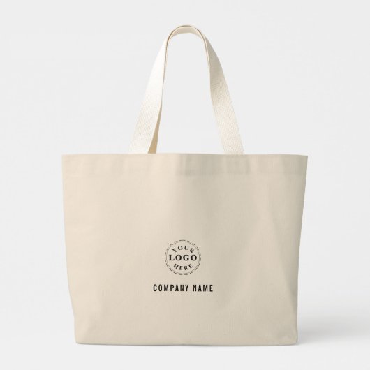 Promoot uw merk met aangepast Jumbo-Tas Grote Tote Bag (Achterkant)
