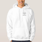 Promoot uw merk met aangepaste Mannen Basic Hooded Hoodie (Voorkant)