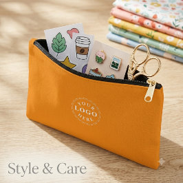 Promoot Uw Merk Oranje Kleine Aangepaste Etui
