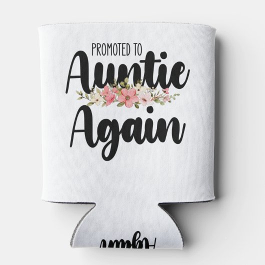 Promote To Auntie Again Blikjeskoeler (Achterkant)