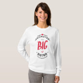 Promote to big sister t-shirt (Voorkant volledig)
