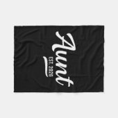 Promoted To Aunt Est. 2026 Auntie 2026 Loading New Fleece Deken (Voorkant (Horizontaal))