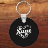 Promoted To Aunt Est. 2026 New Aunti Pregnancy Ann Sleutelhanger (Voorkant)