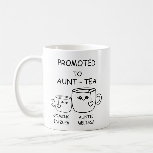 Promoted to Aunt-tea, funny new Aunt Koffiemok (Links)