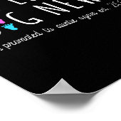 Promoted To Auntie Again 2026-2nd Baby Announcemen Poster (Hoek)