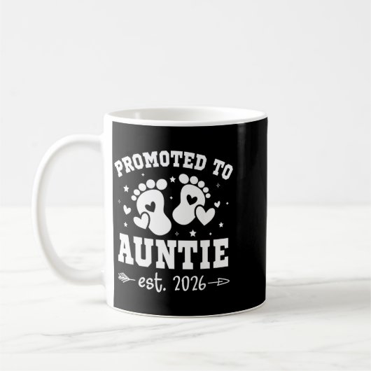Promoted To Auntie Est 2026 Going To Be Aunt Annou Koffiemok (Links)