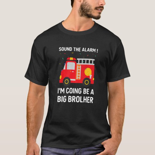 Promoted To Big Brother 2023 Boys Sibling Outfits T-shirt (Voorkant)