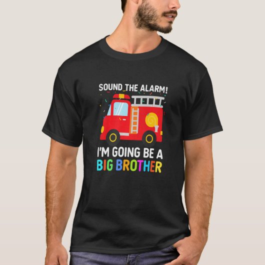 Promoted To Big Brother 2023 Boys Sibling Outfits T-shirt (Voorkant)