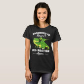 Promoted To Big Brother Again Dinosaur Lover Gift  T-shirt (Voorkant volledig)