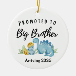 Promoted to Big Brother Dinosaur Keramisch Ornament