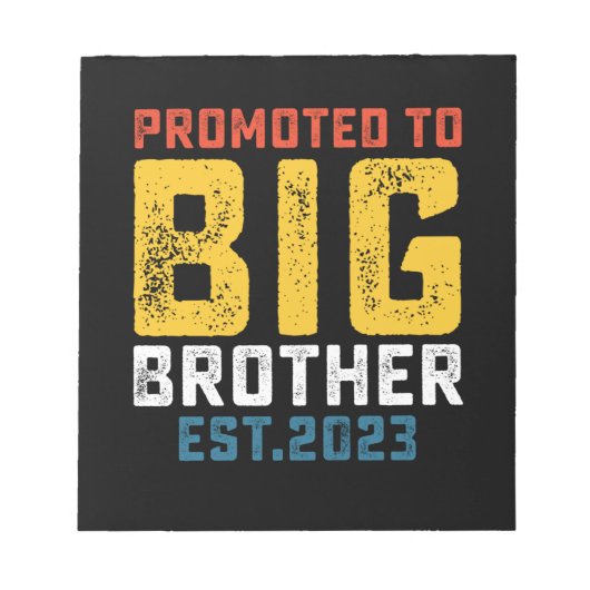 Promoted To Big Brother East 2023 Notitieblok (Voorkant)