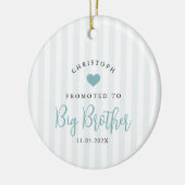 Promoted to Big Brother Photo Year Heart Keepsake  Keramisch Ornament (Links)