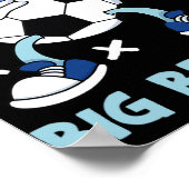 Promoted To Big Brother Soccer Design  Poster (Hoek)