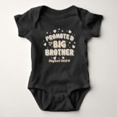 Promoted To Big Brother T-shirt,  Romper (Voorkant)