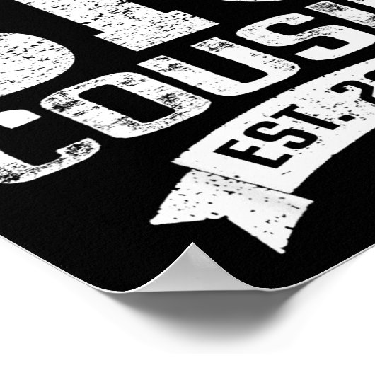 Promoted To Big Cousin 2026 Cool Cousin Baby Annou Poster (Hoek)