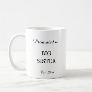 Promoted To Big Sister Mug Koffiemok