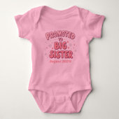 Promoted To Big Sister T-shirt (Voorkant)