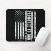 Promoted To Dad 2023 Funny Shirt For New Dad Muismat (Met muis)