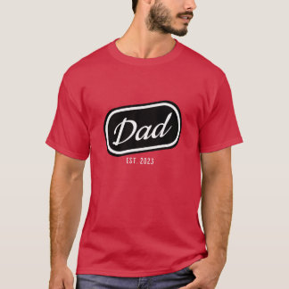 Promoted to Dad 2023 Nieuwe Vader 2023 meisje T-shirt