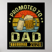 Promoted To Dad 2026 Expecting Baby Funny Soon To  Poster (Voorkant)