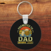 Promoted To Dad 2026 Expecting Baby Funny Soon To  Sleutelhanger (Voorkant)