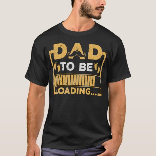 Promoted to Dad New Father T-shirt (Voorkant)