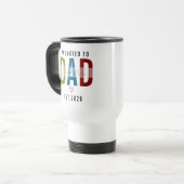 Promoted to Dad | Personalized First Father’s Day Reisbeker (Voorkant links)
