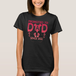 Promoted To Daddy 2022 For New Daddy First Time Da T-shirt