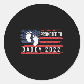 Promoted To Daddy 2022 Ronde Sticker
