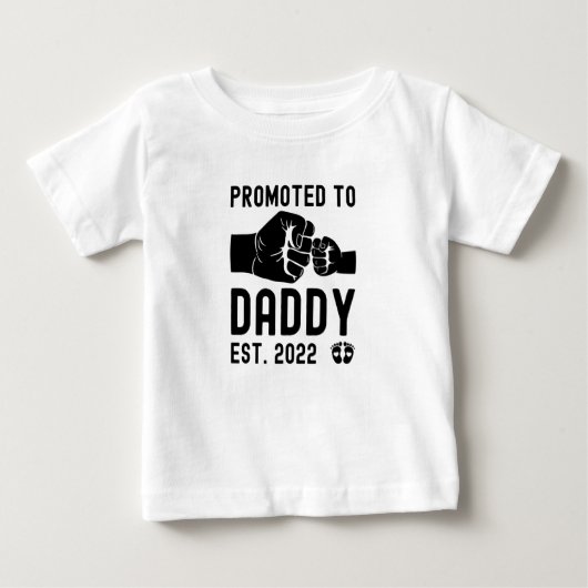 Promoted to daddy est 2022 new dad fathers day (Voorkant)