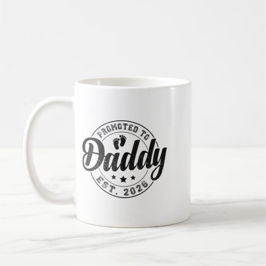 Promoted To Daddy Est 2026 Soon To Be Dad New Fath Koffiemok (Links)
